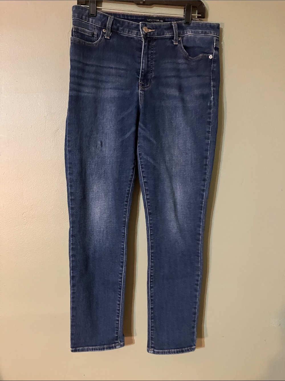Women's Lucky Brand Medium Wash Jeans 12/31 Reg Mid Rise Skinny Hayden